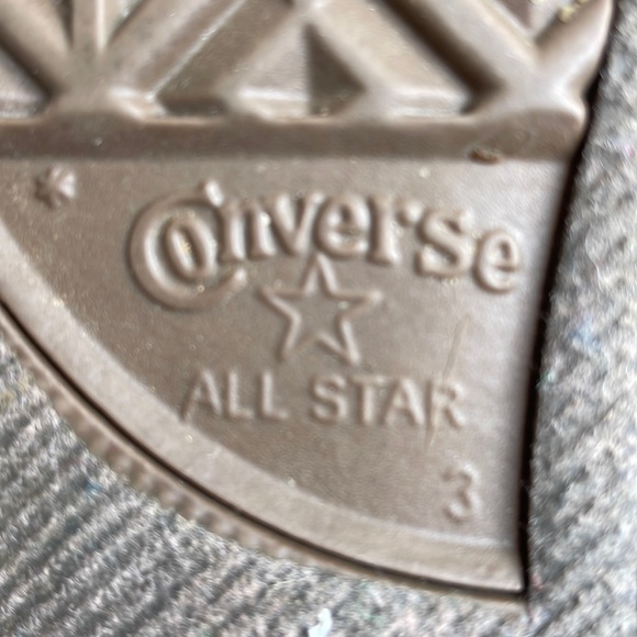 CONVERSE Sneakers- ALL STAR BLUE LOW TOP SNEAKER - UNISEX YOUTH size 3 - Picture 11 of 11